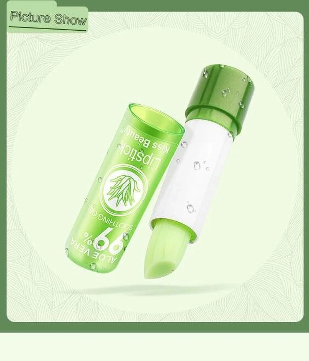 Kiss Beauty Aloë Vera Lip Gel Balm Lipstick - Kleurverandering Langdurige - Hydraterende - Lip Moisturizer Jelly Balm 3 Kiss Beauty Aloë Vera Lip Gel Balm Lipstick - Kleurverandering Langdurige - Hydraterende - Lip Moisturizer Jelly Balm - Afbeelding 3