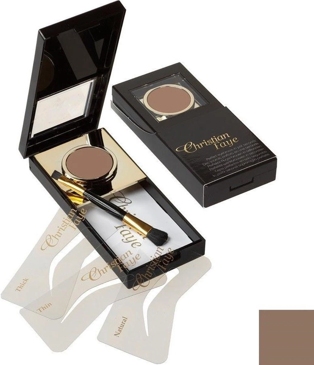 Christian Faye Irid Brown - Bruin - Wenkbrauwpoeder 3 Christian Faye Irid Brown - Bruin - Wenkbrauwpoeder - Afbeelding 3