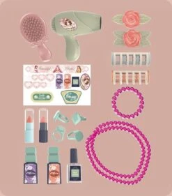 Kaptafel Kind - Make Up Tafel Met Spiegel - 44x24,5x76cm - Roze -Mode Cosmetica Winkel 1056x1200 1