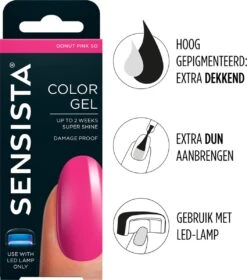 Mode Cosmetica Winkel 27 Sensista Color Gel Donut Pink So! - Gel Polish - Roze