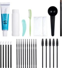 2 In 1 - Henna Wenkbrauwverf En Wimperverf - Bruin - Henna Brows - DIY Henna Brows Kit - Starterspakket Met Vele Extra's - 30 Ml -Mode Cosmetica Winkel 1091x1200