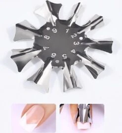 French Manicure Nagel Tool - Nail Art - Sjabloon - Tip Guide - Clean Cut 1 Stuks -Mode Cosmetica Winkel 1096x1200 2