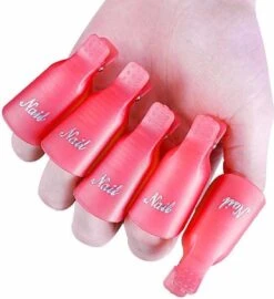 Nagellak Remover Clips | Nagelclips | 10 Stuks | Alles Kleuren -Mode Cosmetica Winkel 1096x1200