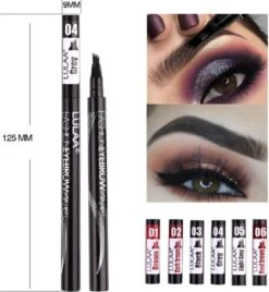 LULAA Microblade Pen - BRUIN - Watervaste Microblading Wenkbrauwpen - Waterproof Tattoo Pen - Make Up - Eyebrow Blading -Mode Cosmetica Winkel 1106x1200 5