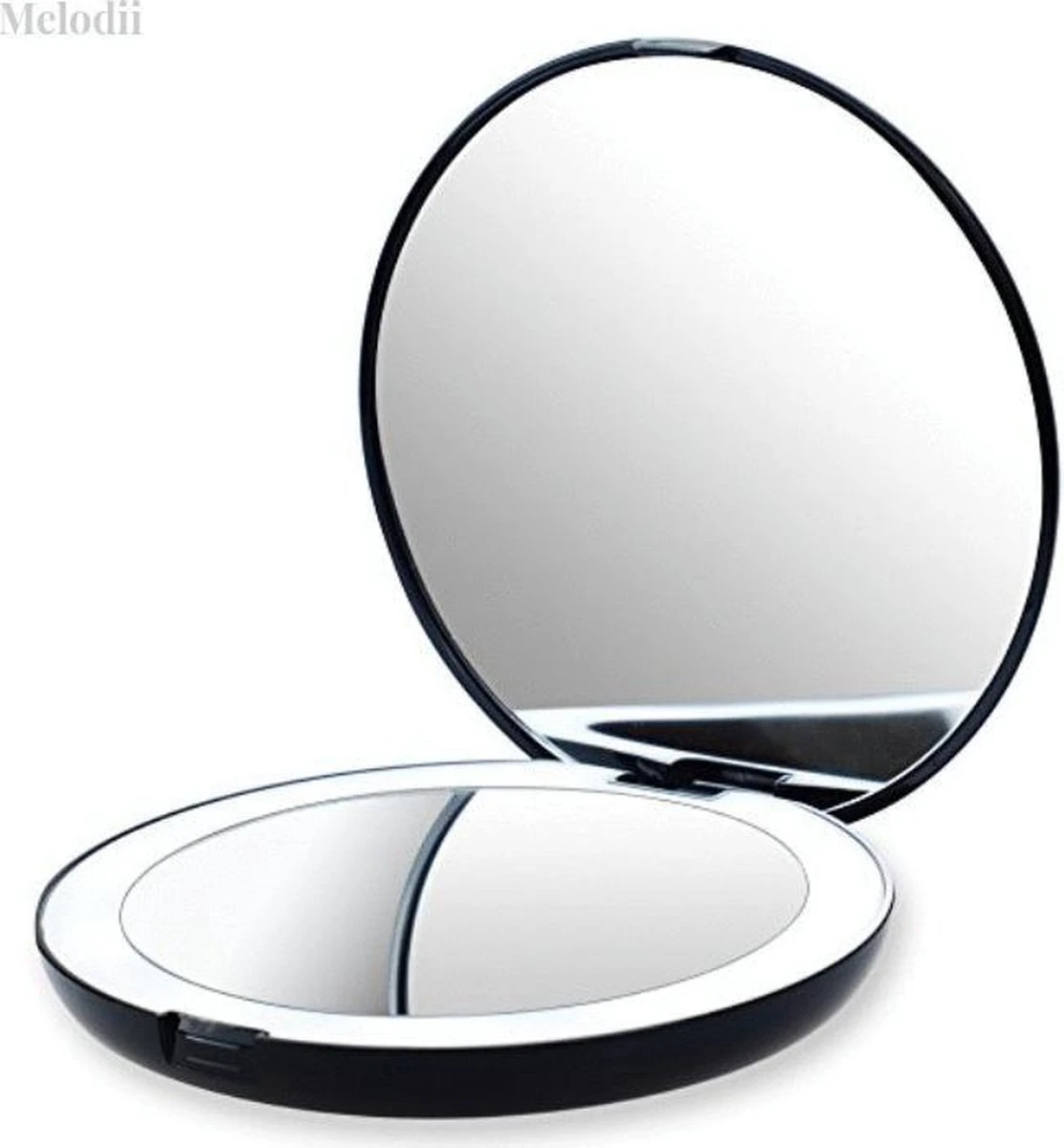 Compact Make-up Spiegel Met Tru-Daylight Verlichting - 10x Vergroting 7 Compact Make-up Spiegel Met Tru-Daylight Verlichting - 10x Vergroting - Afbeelding 7