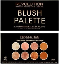 MAKEUP REVOLUTION Ultra Blush Palette Golden Sugar, 13 G -Mode Cosmetica Winkel 1114x1200 3
