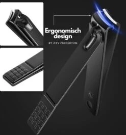 ⭐ATV PERFECTUM Luxe 18-delige - Manicure Set - Zwart Manicureset - Manicure Setje Pedicureset - Nagelschaartje - Nagelknipper – Nagelknipper Set - Manicureset - Manicuresetje -Mode Cosmetica Winkel 1120x1200