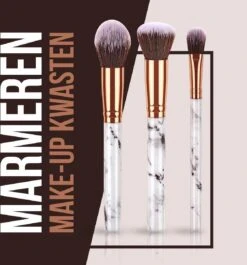 Luxe Make Up Kwasten Set - Make Up Brush - Oogschaduw – Beauty - Foundation Kwast - Poederkwast - Brush - Make Up - Cosmetica - Kwasten Set – Make Up Etui - Make Up Penselen Set – Make Up Set -Mode Cosmetica Winkel 1120x1200 4
