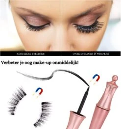 Nepwimpers - Nep Wimpers - Valse Wimpers - Lashes - False Lashes - Magnetische Wimpers - Magnetische Eyeliner - Miami -Mode Cosmetica Winkel 1121x1200 4