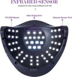 Professionele 180W LED Nageldroger Lamp - Gel Nagel Droger - 180W De Sterkste Nagellamp Op De Markt - Geschikt Voor Elke Nagel, Sneller Droger Voor Gel Polish Nail Apparatuur Automatische Sensor Nail Art Gereedschap Voor Vingernagel En Teennagel -Mode Cosmetica Winkel 1122x1200