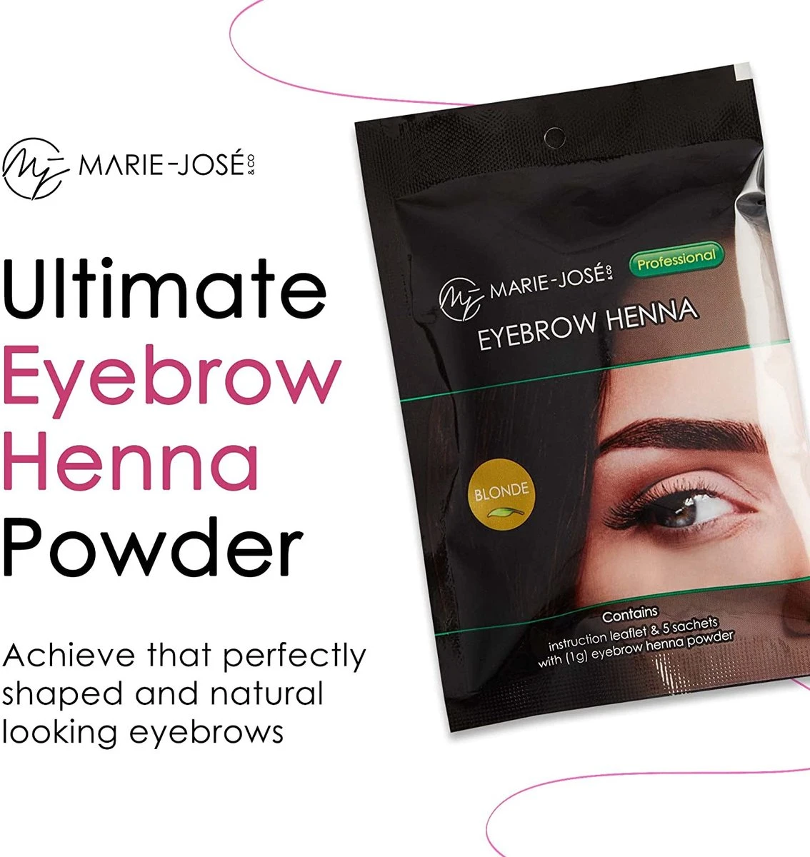 Henna Wenkbrauwverf Blond | Henna Brows |Geschikt Voor Minstens 25 Toepassingen 3 Henna Wenkbrauwverf Blond | Henna Brows |Geschikt Voor Minstens 25 Toepassingen - Afbeelding 3