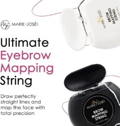 Marie-José & Co Brow Mapping String Set - Zwart & Witte Draad + 10 Vingerbeschermers - Perfect Wenkbrauwen Aftekenen Met Voorgekleurde Draad - Alternatief Voor Wenkbrauwsjablonen -Mode Cosmetica Winkel 1137x1200 7
