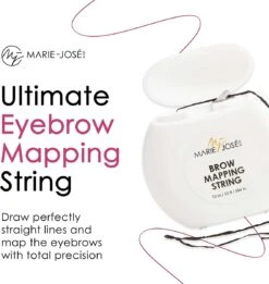 Marie-José & Co - Brow Mapping String - Voor Henna Brows & Microblading - Kleur Draad: Zwart - 1 X 10 M - 50 Toepassingen -Mode Cosmetica Winkel 1137x1200 8