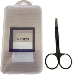 Medies - Professionele Schaar Voor Wenkbrauwen | Wenkbrauw Schaartje | Wenkbrauwschaar | Wenkbrauw Schaar | Gebogen Schaar| Schaar Voor Baard | Wenkbrauw Trimmer | Baardschaar - RVS - Zwart -Mode Cosmetica Winkel 1162x1200 8