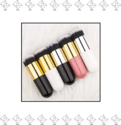 Merkloos EPIN | Poederkwast | Foundation Kwast | Powder Brush | Make-up Kwast | Zwart Met Zilver -Mode Cosmetica Winkel 1164x1200 14