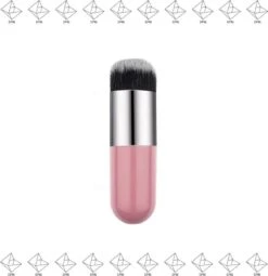 Merkloos EPIN | Poederkwast | Foundation Kwast | Powder Brush | Make-up Kwast | Roze Met Zilver -Mode Cosmetica Winkel 1164x1200 17