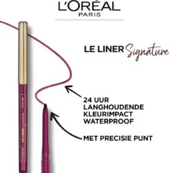 L’Oréal Paris Le Liner Signature Oogpotlood - 04 Gold Velvet – Goud - Waterproof -Mode Cosmetica Winkel 1174x1200 9