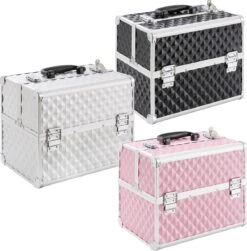 AREBOS Cosmeticakoffer Beauty Case Multikoffer 15 L Zwart -Mode Cosmetica Winkel 1181x1200 4