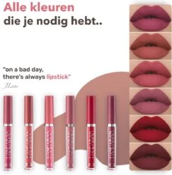 Handaiyan Liquid Lipsticks Set A - Set Van 6 - Matte Lippenstift - Waterproof - Make Up Set - Geschenkset - Giftset 7 Handaiyan Liquid Lipsticks Set A - Set Van 6 - Matte Lippenstift - Waterproof - Make Up Set - Geschenkset - Giftset -Mode Cosmetica Winkel 1181x1200 6