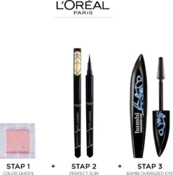 L’Oréal Paris Bambi XXL Oversized Eye Mascara - Zwart - Volume & Lengte Mascara - 8.9ml 15 L’Oréal Paris Bambi XXL Oversized Eye Mascara - Zwart - Volume & Lengte Mascara - 8.9ml -Mode Cosmetica Winkel 1185x1200 6