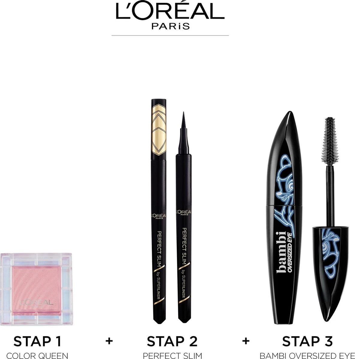 L’Oréal Paris Bambi XXL Oversized Eye Mascara - Zwart - Volume & Lengte Mascara - 8.9ml 7 L’Oréal Paris Bambi XXL Oversized Eye Mascara - Zwart - Volume & Lengte Mascara - 8.9ml - Afbeelding 7