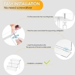 Janaden 4 Tier Acryl Display Stand Parfum Organizer Cupcake Dessert Display Stand Acryl Riser Trap Plank Voor Funko Pops Figuren, Cosmetische Opslag Organizer, Nagellakrek, Kruidenrek -Mode Cosmetica Winkel 1189x1200 11
