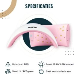 MOOSCARE 36 Watt LED Lamp Voor Gellak Nagels – Nageldroger – Gellak Lamp - UV Lamp Gelnagels - Nail Art Nagellamp - Gel Nagellak Nageldroger -Mode Cosmetica Winkel 1191x1200 1