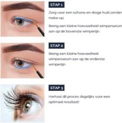 Skines® Wimperserum Premium – Eyelash Serum - Wenkbrauw Serum - Wimper Groei - 3ML -Mode Cosmetica Winkel 1191x1200 9