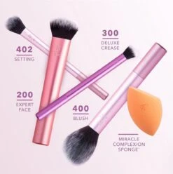 Real Techniques Everyday Essentials Kwastenset - Kwastenset - Blush, Foundation, Shadow, Highlighter En Concealer Kwastenset -Mode Cosmetica Winkel 1196x1200 25