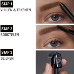 Maybelline Tattoo Brow 36H Wenkbrauwpotlood - 05 Medium Brown -Mode Cosmetica Winkel 1197x1200 19