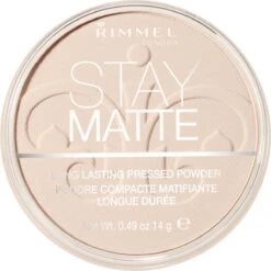 Rimmel London Stay Matte Pressed Powder - 001 Transparent - Powder -Mode Cosmetica Winkel 1198x1200 1