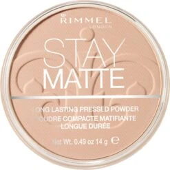 Rimmel London Stay Matte Pressed Powder - 005 Silky Beige -Mode Cosmetica Winkel 1198x1200 14