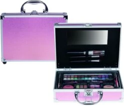 Make Up Koffer Glanzend Roze -Mode Cosmetica Winkel 1200x1026 3
