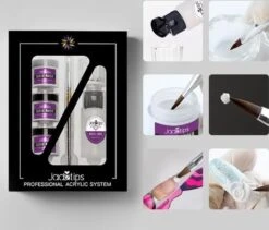 Acrylnagels Set | Nail Art | Liquid MMA Free | Wit, Roze & Transparant 16 Acrylnagels Set | Nail Art | Liquid MMA Free | Wit, Roze & Transparant -Mode Cosmetica Winkel 1200x1027