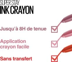 Maybelline SuperStay Ink Crayon Matte Lippenstift - 50 Own Your Empire - Rood - 14 Gr -Mode Cosmetica Winkel 1200x1031