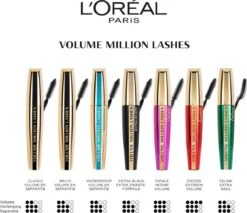 L’Oréal Paris Volume Million Lashes - Waterproof Mascara - Zwart - 10.7 Ml -Mode Cosmetica Winkel 1200x1033 2