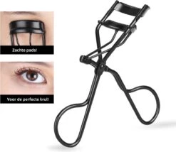 Merkloos Allsa - Wimperkruller Mat Zwart - Inclusief 4 Siliconen Pads - Wimperlifting - RVS -Mode Cosmetica Winkel 1200x1038 1
