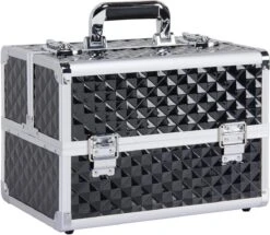 Make-upkoffer, Kapperskoffer, Cosmeticakoffer, Lege Nagelkoffer, Multikoffer, Afsluitbaar Voor Nageldesign/massageolie/fotoapparatuur, 34,7 X 22,2 X 25 Cm HMTM-YAHEE-411176 -Mode Cosmetica Winkel 1200x1043 2