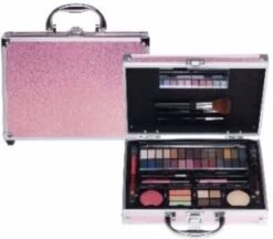 Make Up Koffer Glanzend Roze -Mode Cosmetica Winkel 1200x1048 5