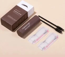 Wenkbrauw Kit - Vorm - Sjablonen - Poeder - Donker Bruin -Mode Cosmetica Winkel 1200x1050