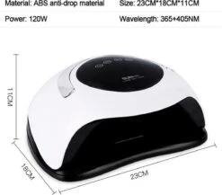 Nageldroger 120 Watt LED UV Inclusief Manicure- Pedicure Set - Professioneel - Nagel Lamp LED - Professionele Nageldroger - Ledlamp - Gel Nagellak - Gelpolish - Gel Nagels - Builder Gel - Acryl -Mode Cosmetica Winkel 1200x1052 1