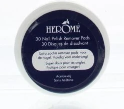 Herome Nagellakremover Pads - Nagellakverwijderaar Pads - Acetonvrij, Mild Reinigend En Droogt Niet Uit - Handig Voor Onderweg Travelsize- 30 Pads -Mode Cosmetica Winkel 1200x1052