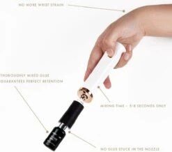 Lashes & More - GLUE SHAKER - Lijmschudder - Inkt Mixen - GLUE MIXER - Voor Het Goed Mengen Van Wimperlijm Nagellak Pigment Of Tattoo Inkt - Met Ventilator -Mode Cosmetica Winkel 1200x1057 2