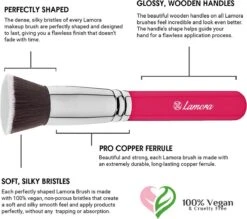 Foundation Borstel Roze - Lamora - Make-Up Kwast -Mode Cosmetica Winkel 1200x1063 4