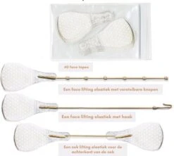 Face Lift Tape - Licht Haar - Facelift Zonder Chirurgie - Instant Eyes, Face And Neck Lift - Blond/wit/licht Haar - 40 Stuks - Transparent -Mode Cosmetica Winkel 1200x1077 2