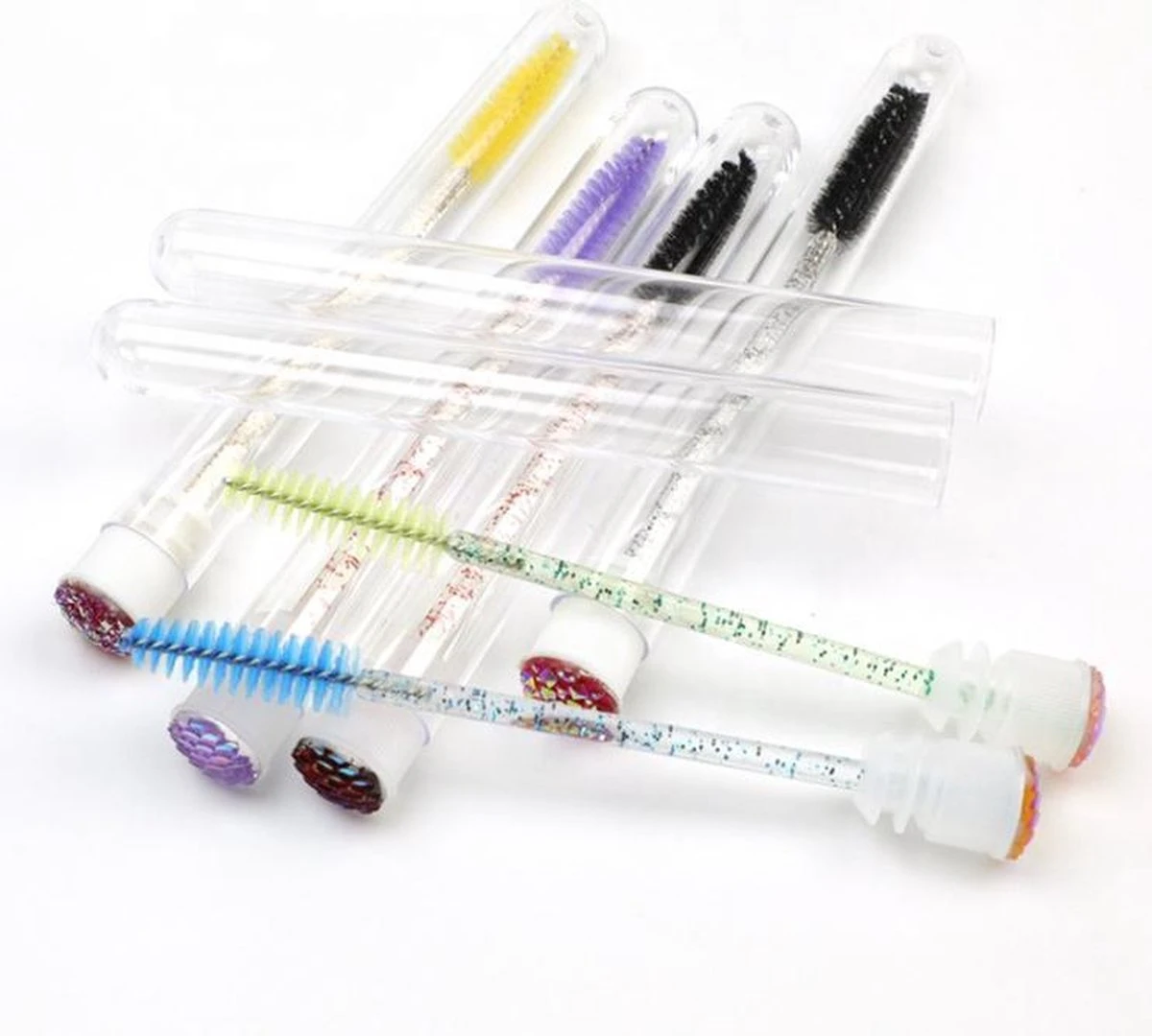 Wimperborstel In Buis - 8 Stuks - 2 In 1 Wimper-mascara Borstel In Herbruikbare Transparante Buis - Houder Voor Wimper Of Mascara Borstel - Lash Brush In Tube 8 Wimperborstel In Buis - 8 Stuks - 2 In 1 Wimper-mascara Borstel In Herbruikbare Transparante Buis - Houder Voor Wimper Of Mascara Borstel - Lash Brush In Tube - Afbeelding 8