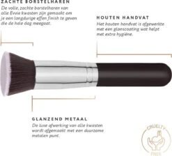 Evvie Set Van 10 Make-up Kwasten Kabuki - Zwart-Zilver -Mode Cosmetica Winkel 1200x1090 4