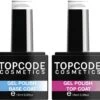 Gellak Van TOPCODE Cosmetics - Super Shine Top Coat & Base Coat - #MCMX501 + #MCDJ19H - 15 Ml