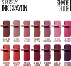 Maybelline SuperStay Ink Crayon Matte Lippenstift - 15 Lead The Way -Mode Cosmetica Winkel 1200x1116 2