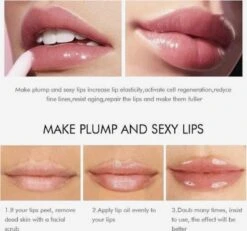 Natuurlijke Lip Plumper| Gember Extract & Vitamine E - Vollere Lippen - Lip Care - Lip Filler - Full Lips - Volume Van Je Lippen- Herstellende Lippen- Lipgloss Intense- Lip Maximizer - Mint Extract & Vitamine E- Selfcare - Extreme Lipgloss -Mode Cosmetica Winkel 1200x1121